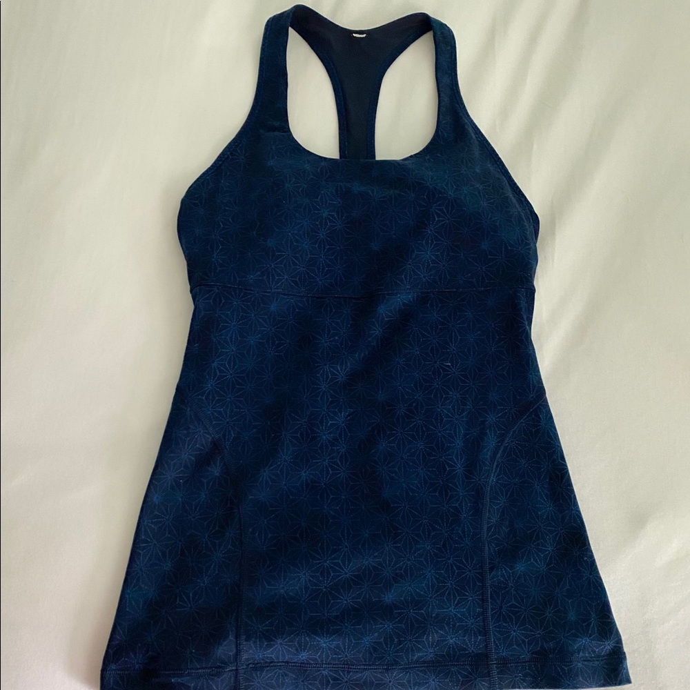 Lululemon T-Back Tank Geometric Star Print
